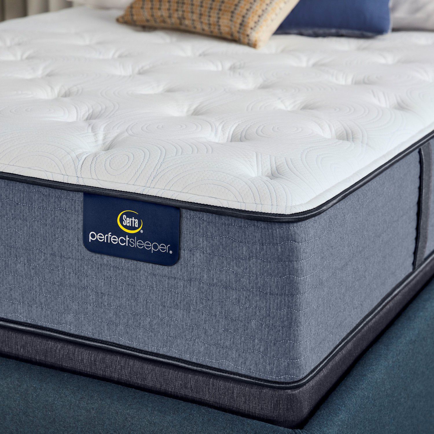 Serta Perfect Sleeper Nestled Night 10 inch Medium Firm Gel Memory Foam Mattress, Size: King