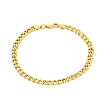 Giorgio di Vicenza Sterling Silver Italian Curb Chain Bracelet