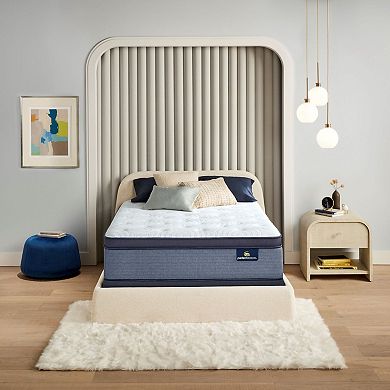 Serta Perfect Sleeper Sapphire Canyon 16" Firm Pillow Top Low Profile Mattress Set