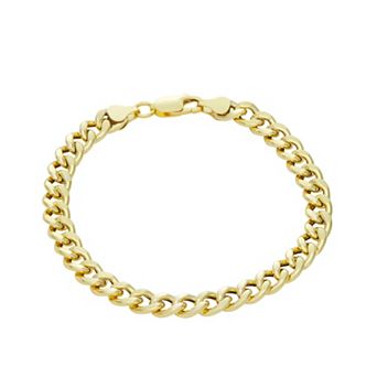 Giorgio di Vicenza Sterling Silver Men's Curb Chain Bracelet