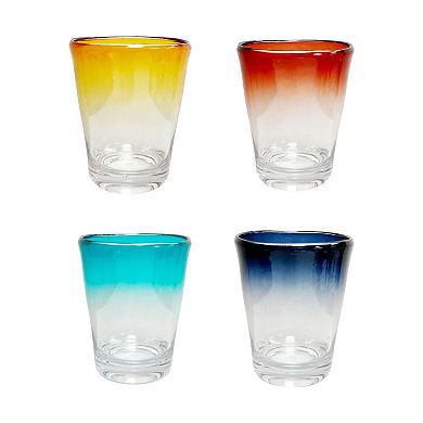 Food Network™ 4-pc. Ombre Acrylic Double Old-Fashioned Glass Set