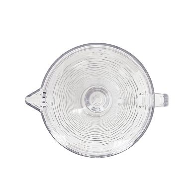 Food Network™ Clear Textured Acrylic Pitcher with Lid