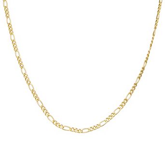 Giorgio di Vicenza Sterling Silver Figaro Chain Necklace