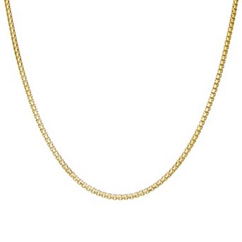 Giorgio di Vicenza Sterling Silver Men's Box Chain Necklace