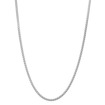 Giorgio di Vicenza Sterling Silver Box Chain Necklace