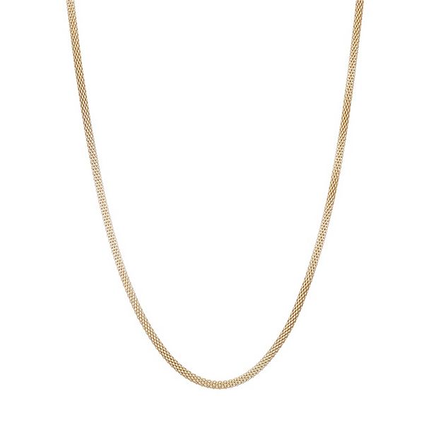 Giorgio di Vicenza Sterling Silver Popcorn Chain Necklace