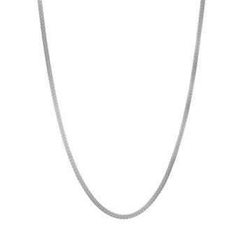 Giorgio di Vicenza Sterling Silver Popcorn Chain Necklace