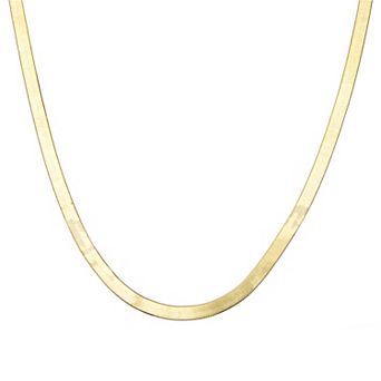 Giorgio di Vicenza Sterling Silver Men's Herringbone Chain Necklace