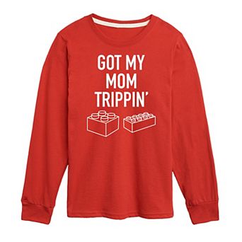 Boys 8-20 "Got My Mom Trippin" Lego Graphic Tee