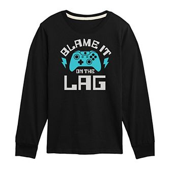 Boys 8-20 "Blame It On The Lag" Graphic Tee