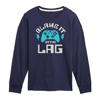 Boys 8-20 "Blame It On The Lag" Graphic Tee