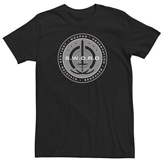 Big & Tall Marvel WandaVision S.W.O.R.D. Logo Tee