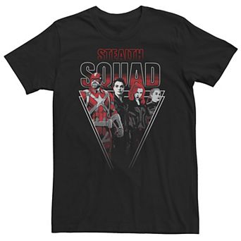 Big & Tall Marvel Black Widow Stealth Squad Portrait Tee