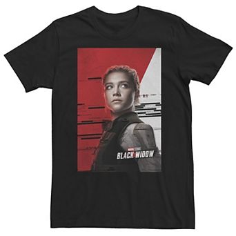 Big & Tall Marvel Black Widow Yelena Belova Character Poster Tee