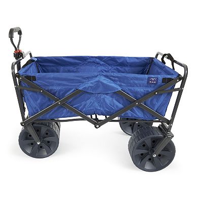 Mac Sports Collapsible Folding All Terrain Outdoor Beach Utility Wagon Cart