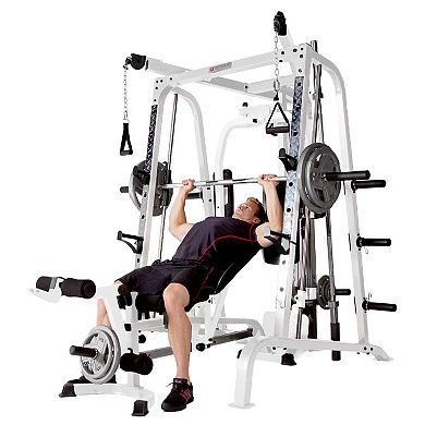 Marcy Pro Smith Cage Workout Machine Total Body Training Home Gym System