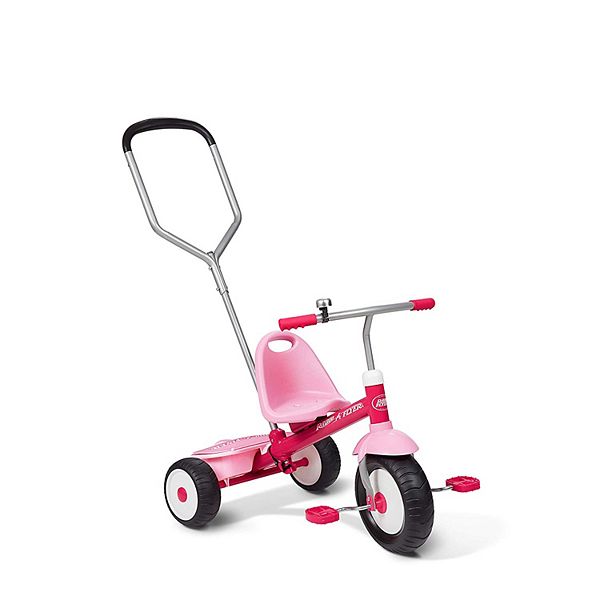 Radio flyer pink tricycle with sale basket