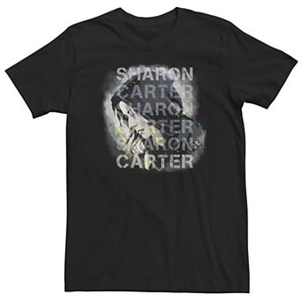 Big & Tall Marvel The Falcon And The Winter Soldier Sharon Carter Text Tee