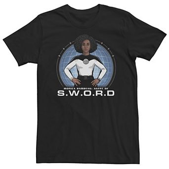 Big & Tall Marvel WandaVision Monica Rambeau Hero Shot Tee