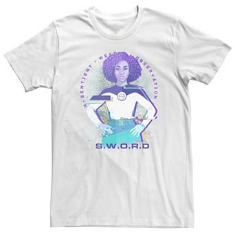 Big & Tall Marvel WandaVision Monica Rambeau Glitch Tee