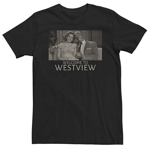 Heroes Inc. Marvel Wandavision 'Welcome To Westview' T-Shirt - White, Official Licensed