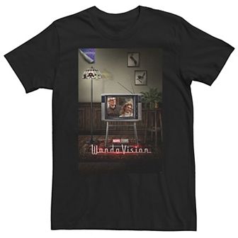 Big & Tall Marvel WandaVision 80s Poster Tee