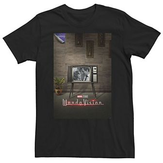 Big & Tall Marvel WandaVision 50s Poster Tee