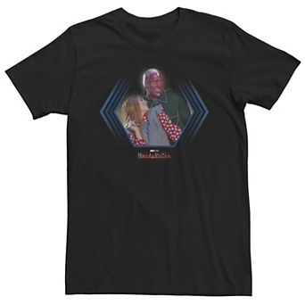 Big & Tall Marvel WandaVision Wanda & Vision Framed Tee