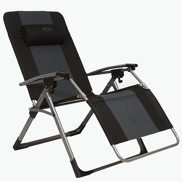 Kamp rite Outdoor Folding Recliner Zero Gravity Chair W head