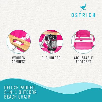Ostrich Original 3N1 Lightweight Outdoor Beach Lounge