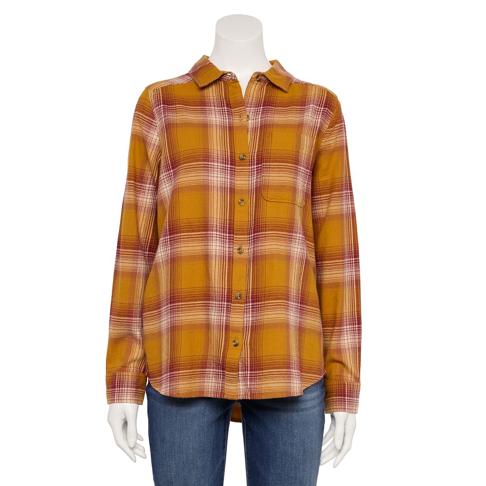 Juniors' SO® Flannel Shirt