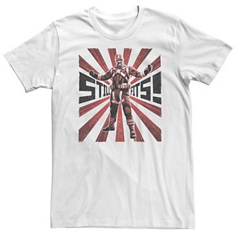 Big & Tall Marvel Black Widow Red Guardian Still Fits! Tee