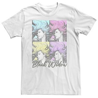 Big & Tall Marvel Black Widow Pop Tee