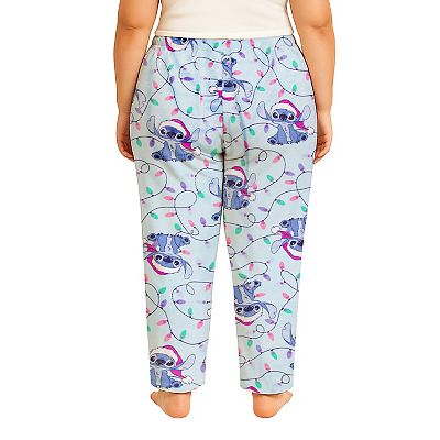 Juniors' Plus Size Disney's Lilo & Stitch Christmas Lights Lux