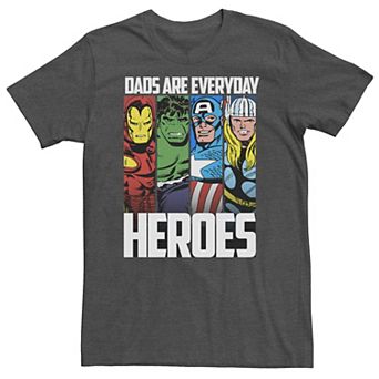 Big & Tall Marvel Avengers Father's Day Everyday Heroes Tee