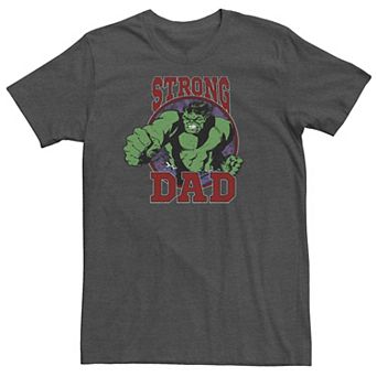 Big & Tall Marvel Hulk Father's Day Strong Dad Tee