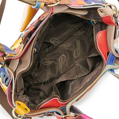 AmeriLeather Colby Leather Tote Bag and Coin Pouch Set