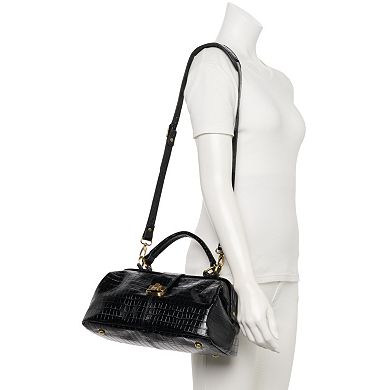 AmeriLeather Hillary Classic Leather Crossbody Bag