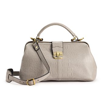 AmeriLeather Hillary Classic Leather Crossbody Bag
