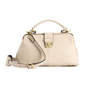 AmeriLeather Hillary Classic Leather Crossbody Bag