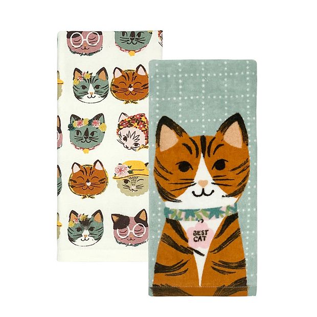 Catnap Cat Kitchen Towel