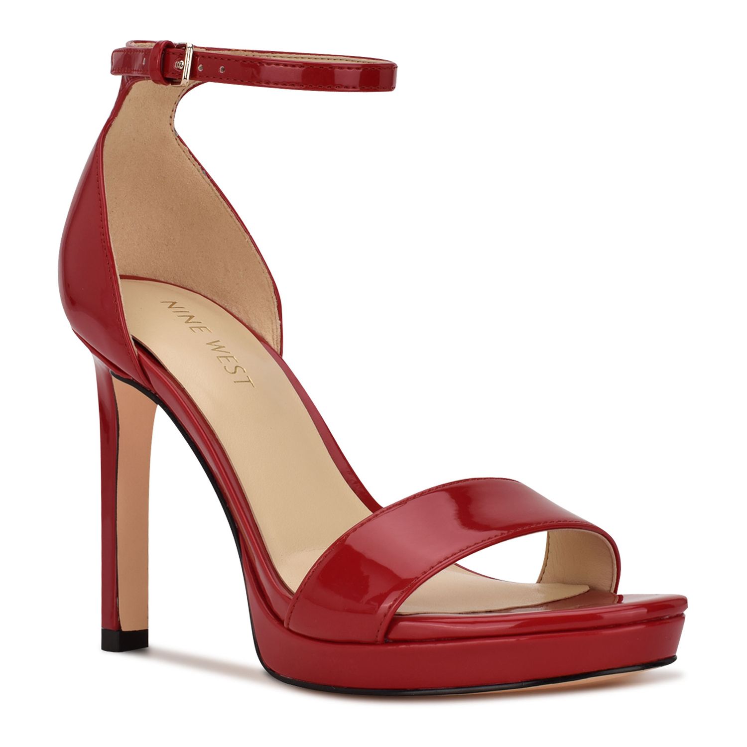 nine west red sandals