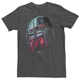Men's Star Wars: The Mandalorian Helmet Reflection Tee