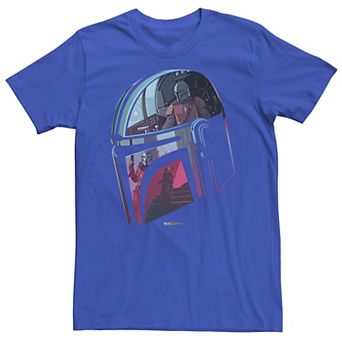 Men's Star Wars: The Mandalorian Helmet Reflection Tee