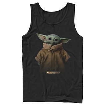 Men's Star Wars: The Mandalorian The Child Simple Portrait Tank Top