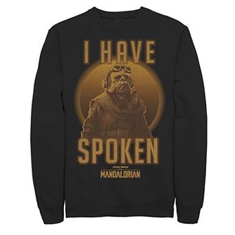 Men's Star Wars: The Mandalorian Kuill I Have Spoken Circle Sweatshirt