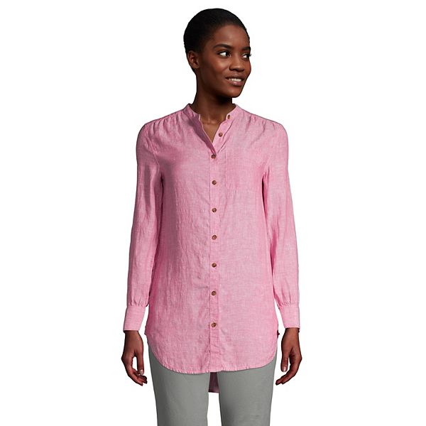 pink tunic shirt