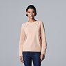 Women's Simply Vera Vera Wang Braided Cable Dolman Sweater