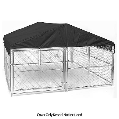 WeatherGuard 10' x 10' Outdoor Dog Kennel Waterproof Cover, No Kennel Included