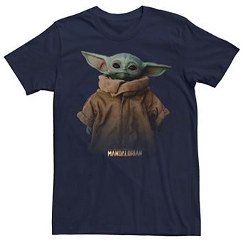 Men's Star Wars The Mandalorian Grogu The Child Portrait Graphic Tee